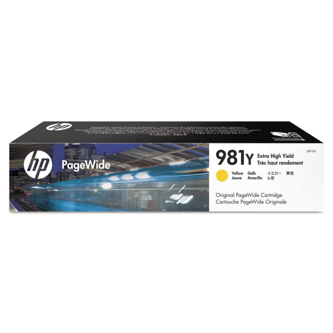 HP L0R15A (981Y) Yellow tintapatron HP L0R15A (981Y) Yellow tintapatron