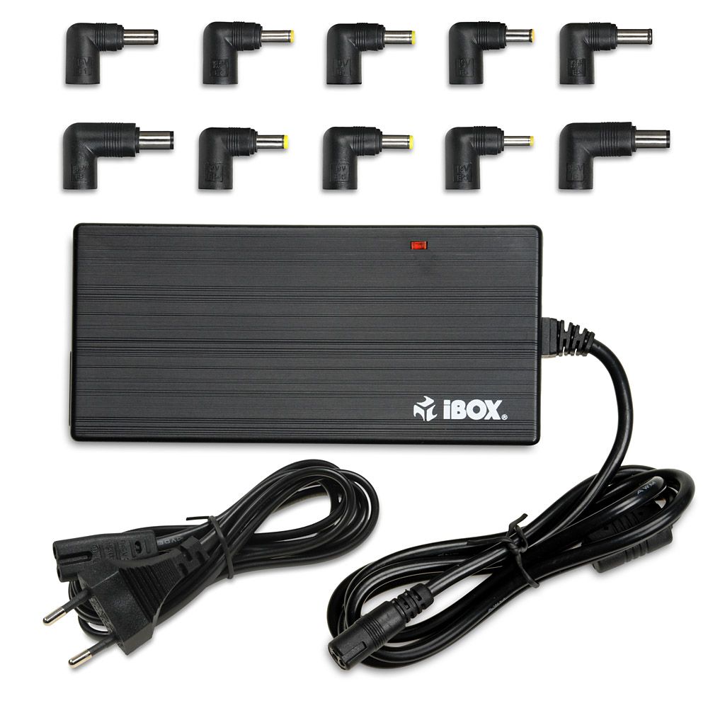 Notebook kiegészítő iBox IUZ90WA power adapter/inverter Indoor 90W Black Notebook kiegészítő iBox IUZ90WA power adapter/inverter Indoor 90W Black