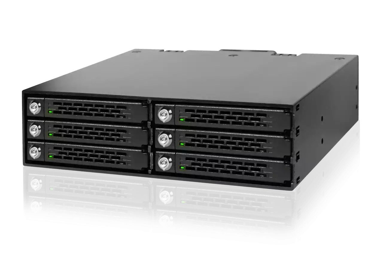 Mobilrack / Beépítő keret IcyDock ToughArmor MB996SK-6SB Rugged 6 x 2.5 Mobilrack / Beépítő keret IcyDock ToughArmor MB996SK-6SB Rugged 6 x 2.5