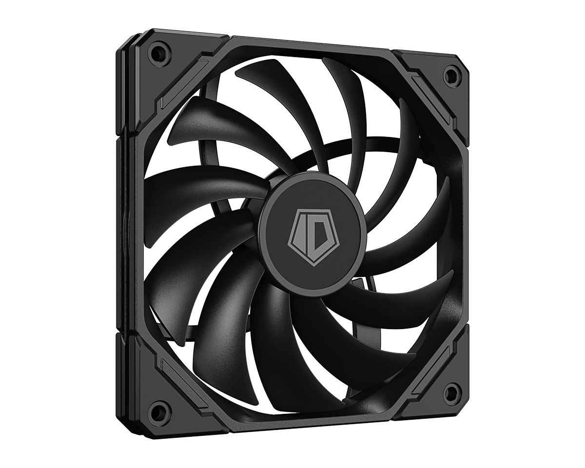 Ventilátorok, Hűtők, Előlapi panelek ID-COOLING TF-12015-K Black
