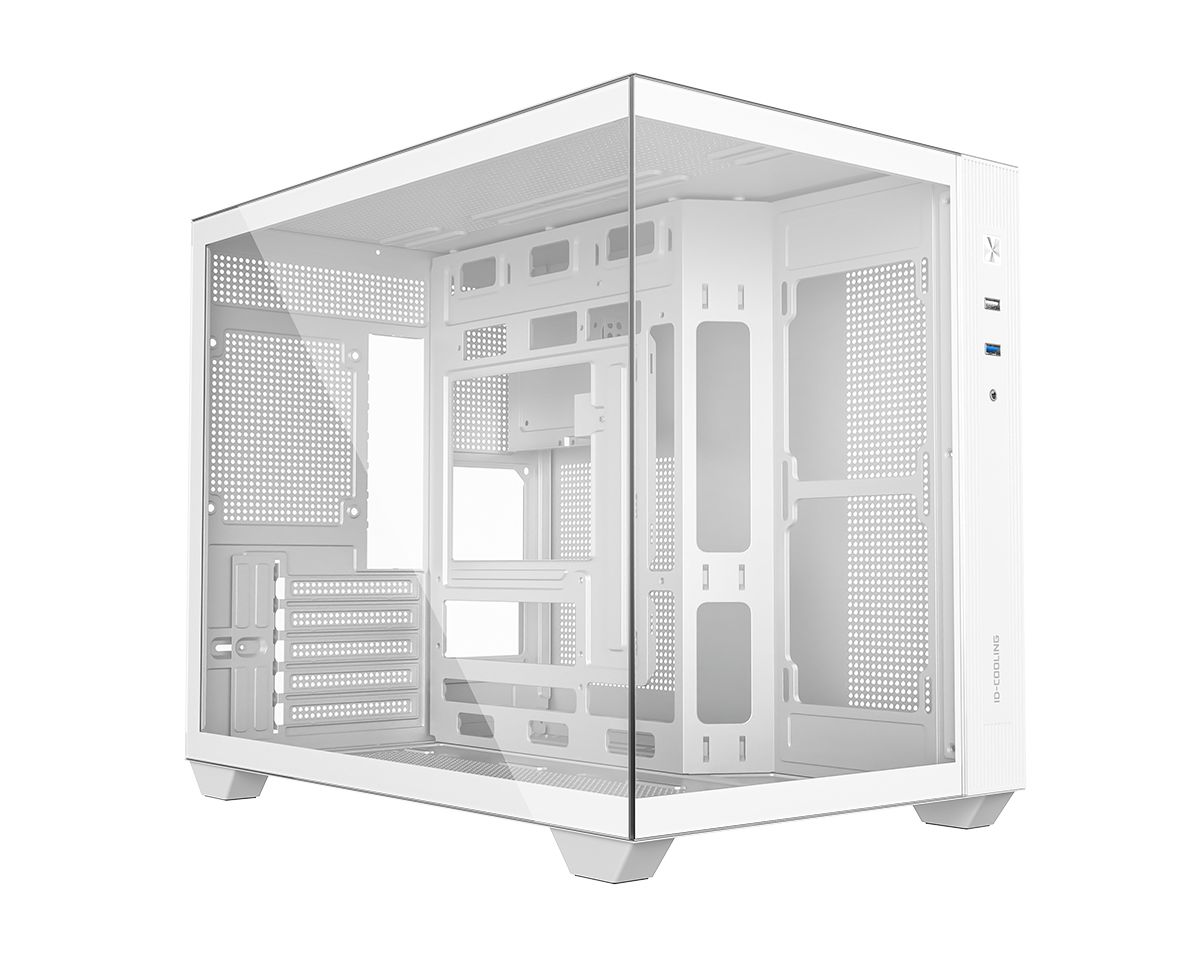 Ház ID-COOLING VIEW 500 Tempered Glass White
