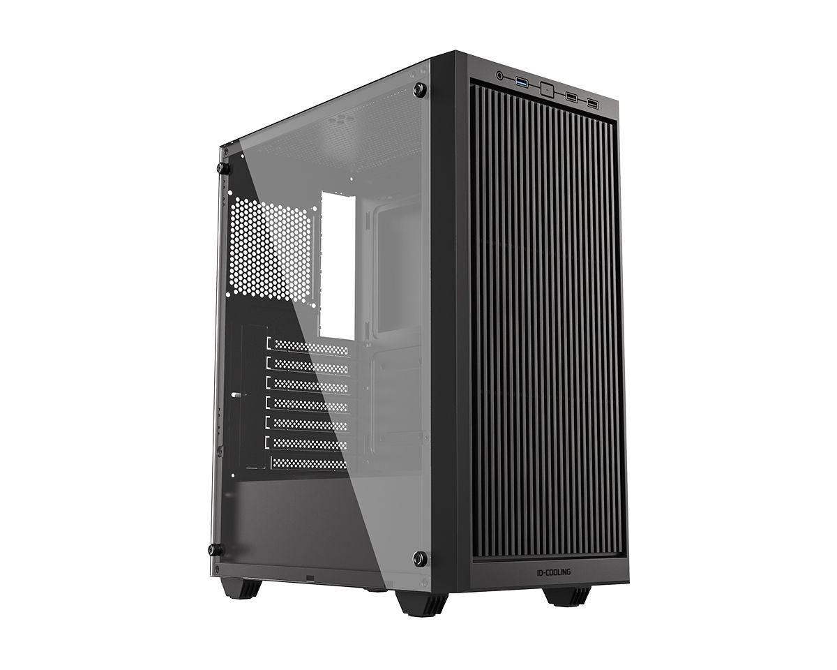 Ház ID-COOLING WARE 310 Tempered Glass Black