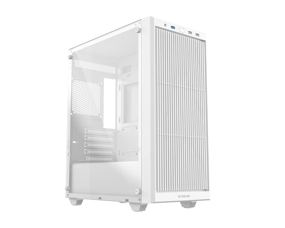 Ház ID-COOLING WARE 310 WH Tempered Glass White