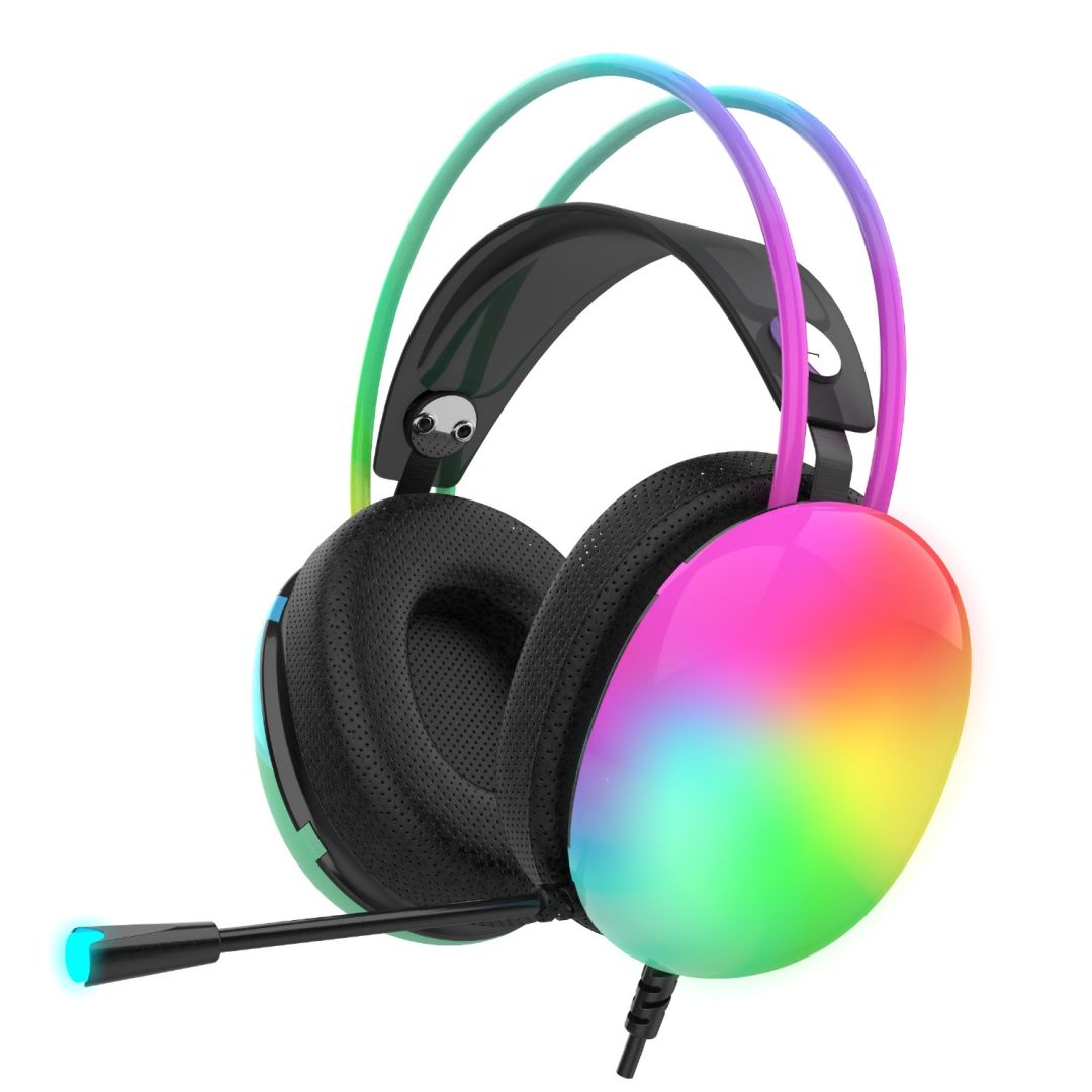 INCA IGK-X8S RGB Gaming Headset Black INCA IGK-X8S RGB Gaming Headset Black