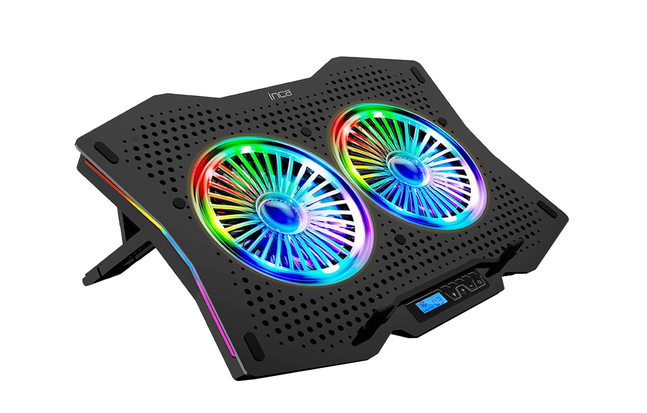 Notebook kiegészítő INCA INC-606TGS Gaming Notebook Cooler Black Notebook kiegészítő INCA INC-606TGS Gaming Notebook Cooler Black