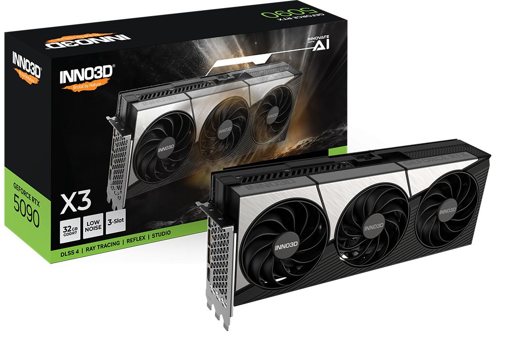 Videókártya Inno3D GeForce RTX5090 32GB GDDR7 X3