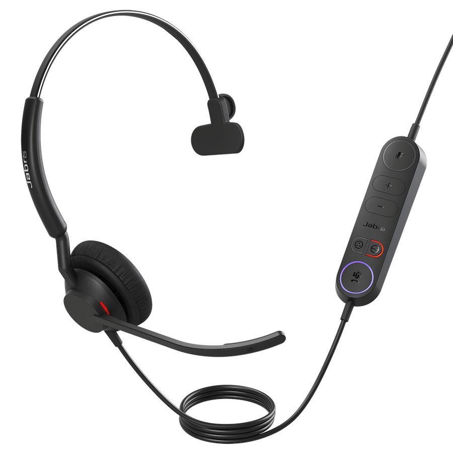 Jabra Engage 40 MS Mono Headset + Control Unit Black Jabra Engage 40 MS Mono Headset + Control Unit Black