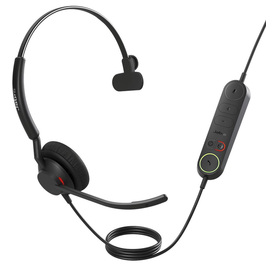 Jabra Engage 40 UC Mono Headset + Control Unit Black Jabra Engage 40 UC Mono Headset + Control Unit Black