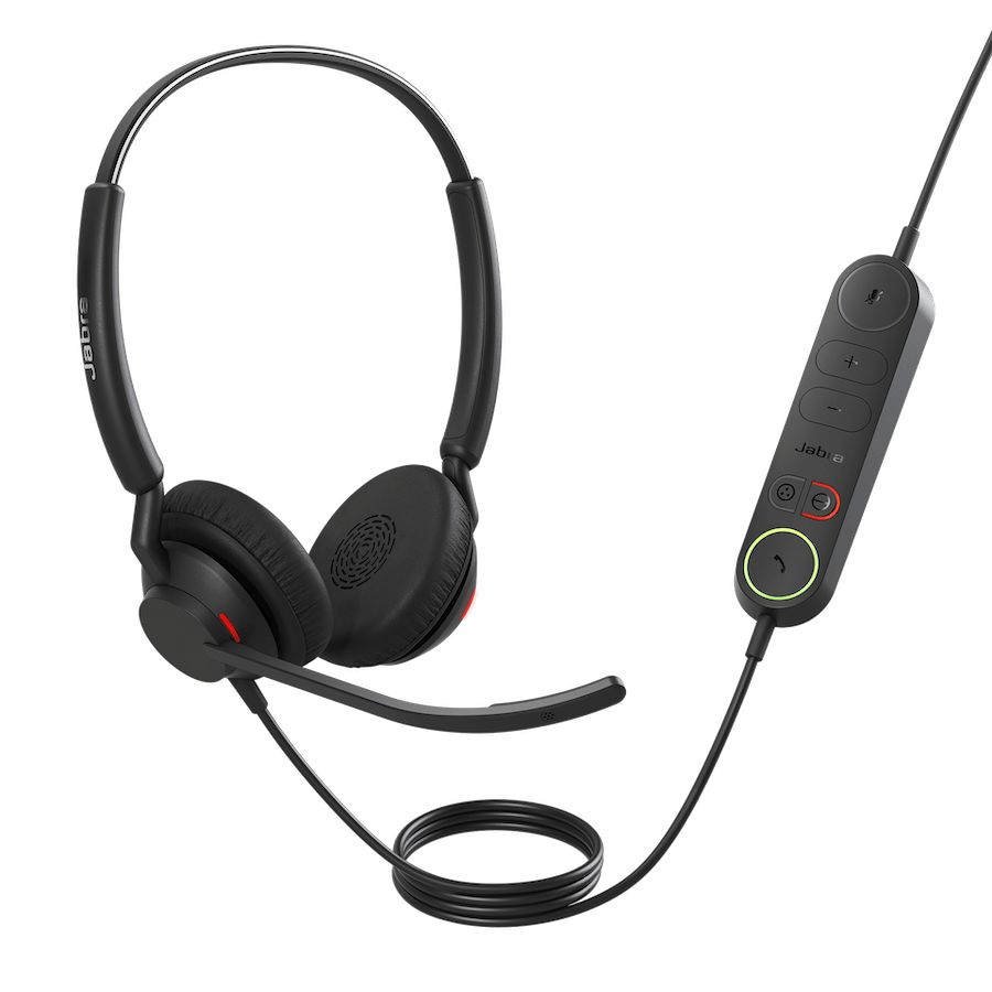 Jabra Engage 40 USB C/A UC Stereo Headset + Control Unit Black