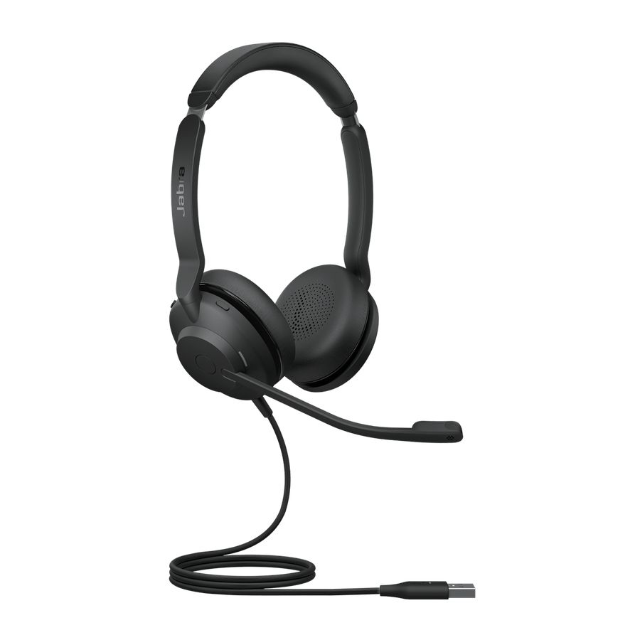 Jabra Evolve2 30 SE USB-A UC Stereo Headset Black Jabra Evolve2 30 SE USB-A UC Stereo Headset Black