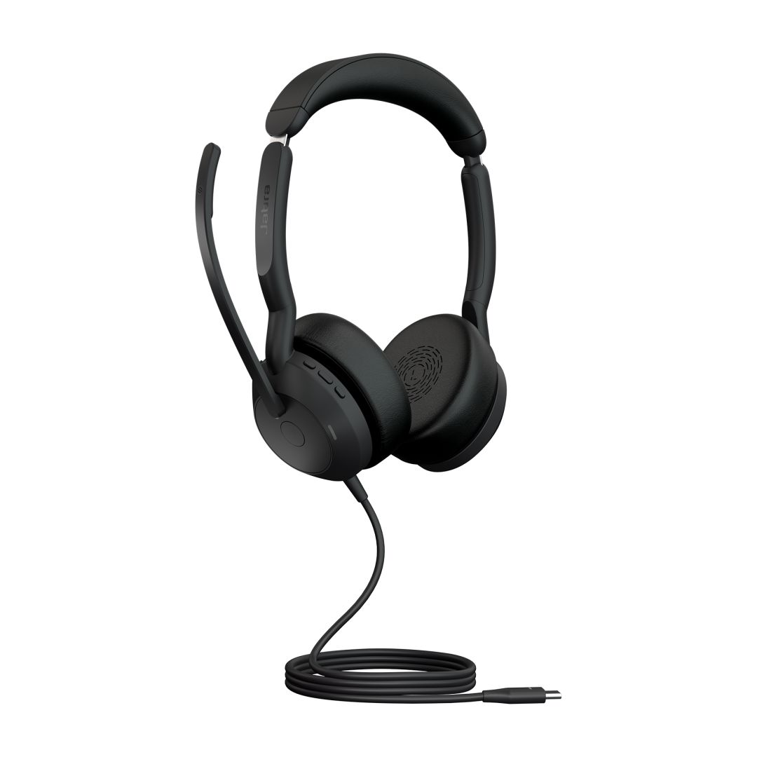 Jabra Evolve2 50 USB-C UC Stereo Bluetooth Headset Black Jabra Evolve2 50 USB-C UC Stereo Bluetooth Headset Black