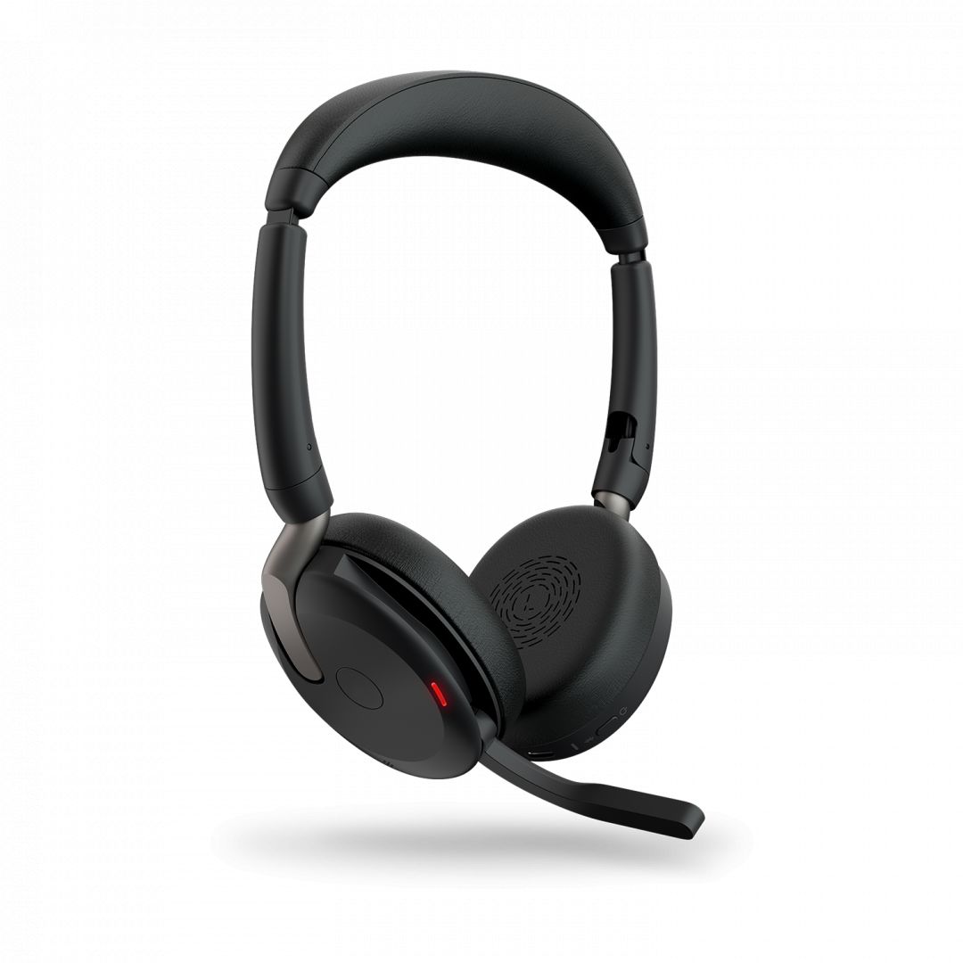 Jabra Evolve2 65 Flex USB-A UC Stereo Bluetooth Headset Black Jabra Evolve2 65 Flex USB-A UC Stereo Bluetooth Headset Black