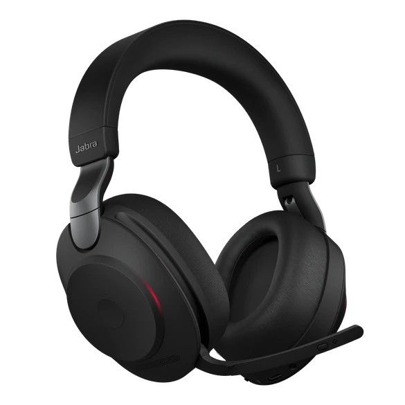 Jabra Evolve2 85 MS Stereo Bluetooth Headset + Charging Station Black Jabra Evolve2 85 MS Stereo Bluetooth Headset + Charging Station Black