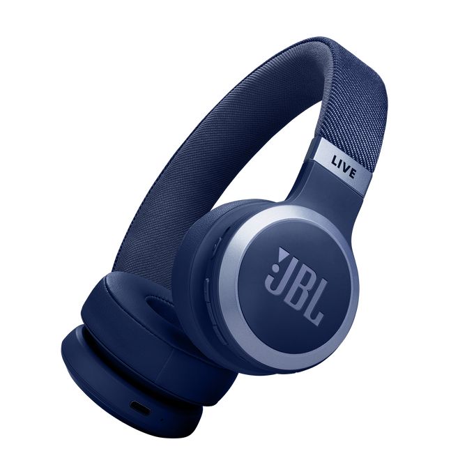 JBL Live 670NC Bluetooth Over-Ear Noise-Cancelling Headset Blue JBL Live 670NC Bluetooth Over-Ear Noise-Cancelling Headset Blue