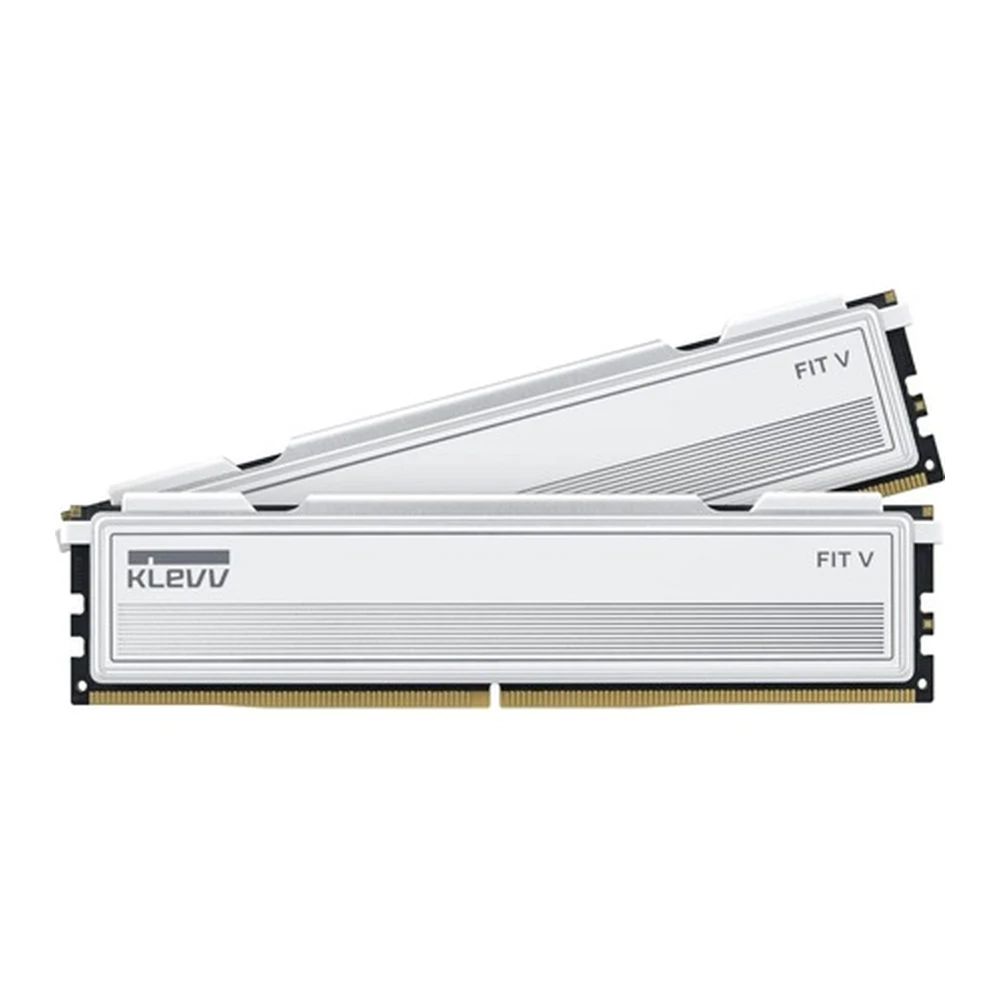 Memória Klevv 32GB DDR5 5600MHz Kit(2x16GB) Fit V for AMD Ceramic White