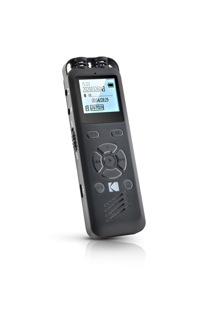 Diktafon Kodak VRC250 USB Diktafon 8GB Black Diktafon Kodak VRC250 USB Diktafon 8GB Black