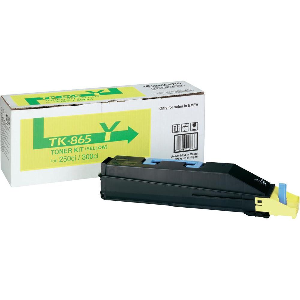 Kyocera TK-865Y toner (TAKSALFA 250CI/300CI) Kyocera TK-865Y toner (TAKSALFA 250CI/300CI)