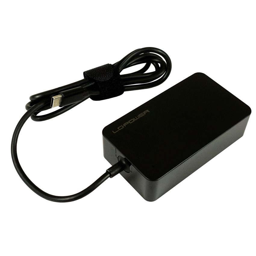 Notebook kiegészítő LC Power LC-NB-PRO-45-C USB-C Notebook Power Adapter Black Notebook kiegészítő LC Power LC-NB-PRO-45-C USB-C Notebook Power Adapter Black