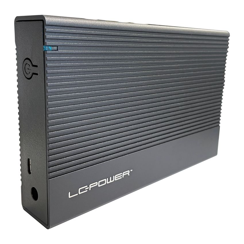 Mobilrack / Beépítő keret LC Power LC-35U3-C USB3.2 HDD Enclosure Black Mobilrack / Beépítő keret LC Power LC-35U3-C USB3.2 HDD Enclosure Black