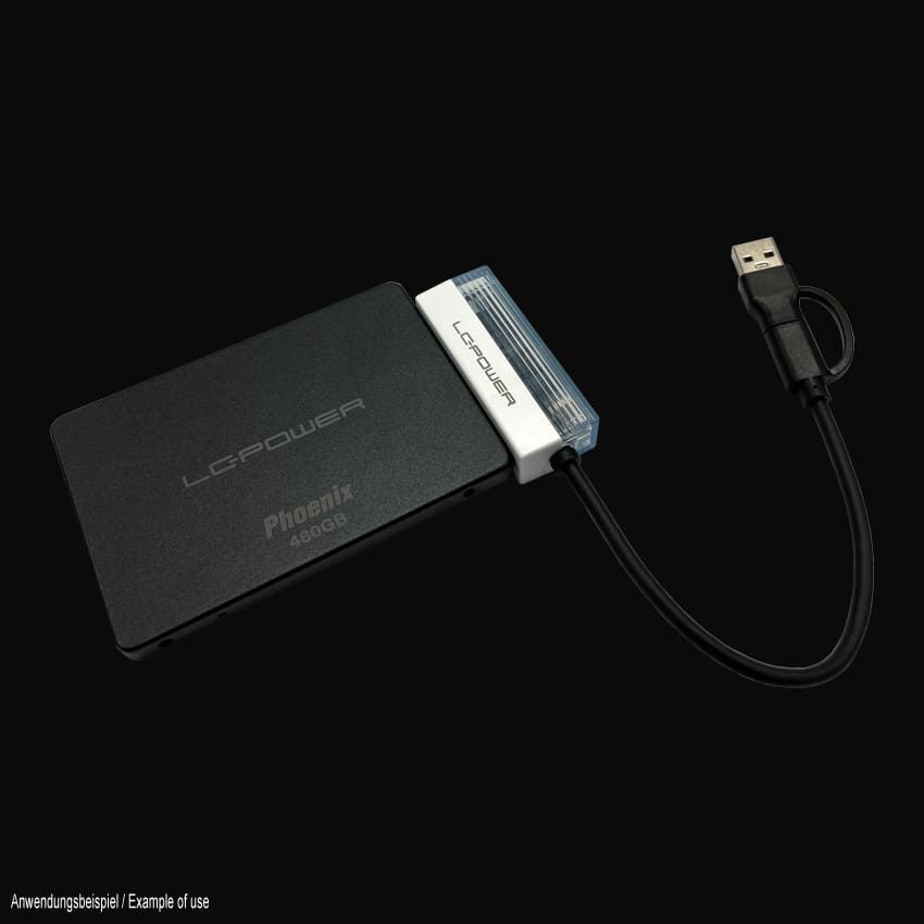 Mobilrack / Beépítő keret LC Power LC-ADA-USB-SATA-25 Mobilrack / Beépítő keret LC Power LC-ADA-USB-SATA-25