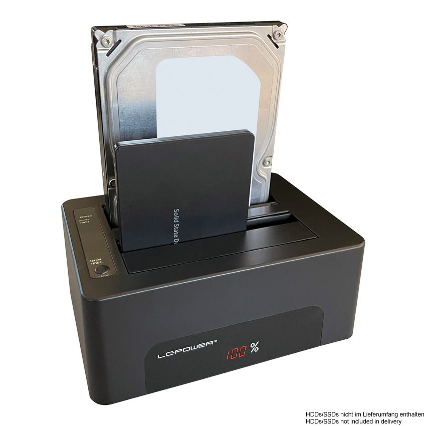 Mobilrack / Beépítő keret LC Power LC-DOCK-U3-V HDD docking station Mobilrack / Beépítő keret LC Power LC-DOCK-U3-V HDD docking station
