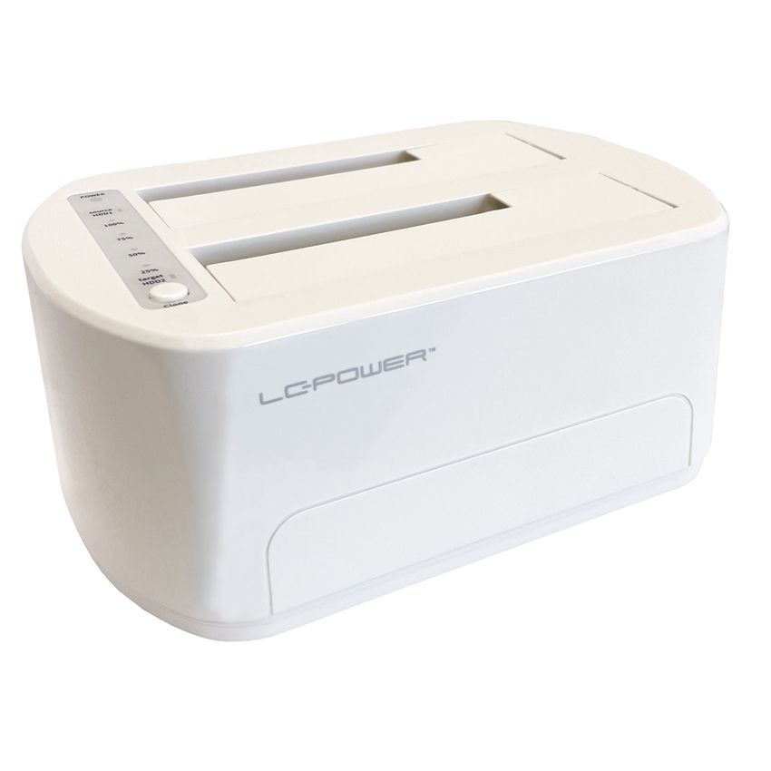 Mobilrack / Beépítő keret LC Power LC-DOCK-U3-VI HDD Docking Station White Mobilrack / Beépítő keret LC Power LC-DOCK-U3-VI HDD Docking Station White