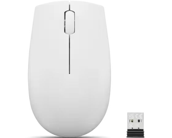 Lenovo 300 Wireless Compact Mouse Cloud Grey Lenovo 300 Wireless Compact Mouse Cloud Grey