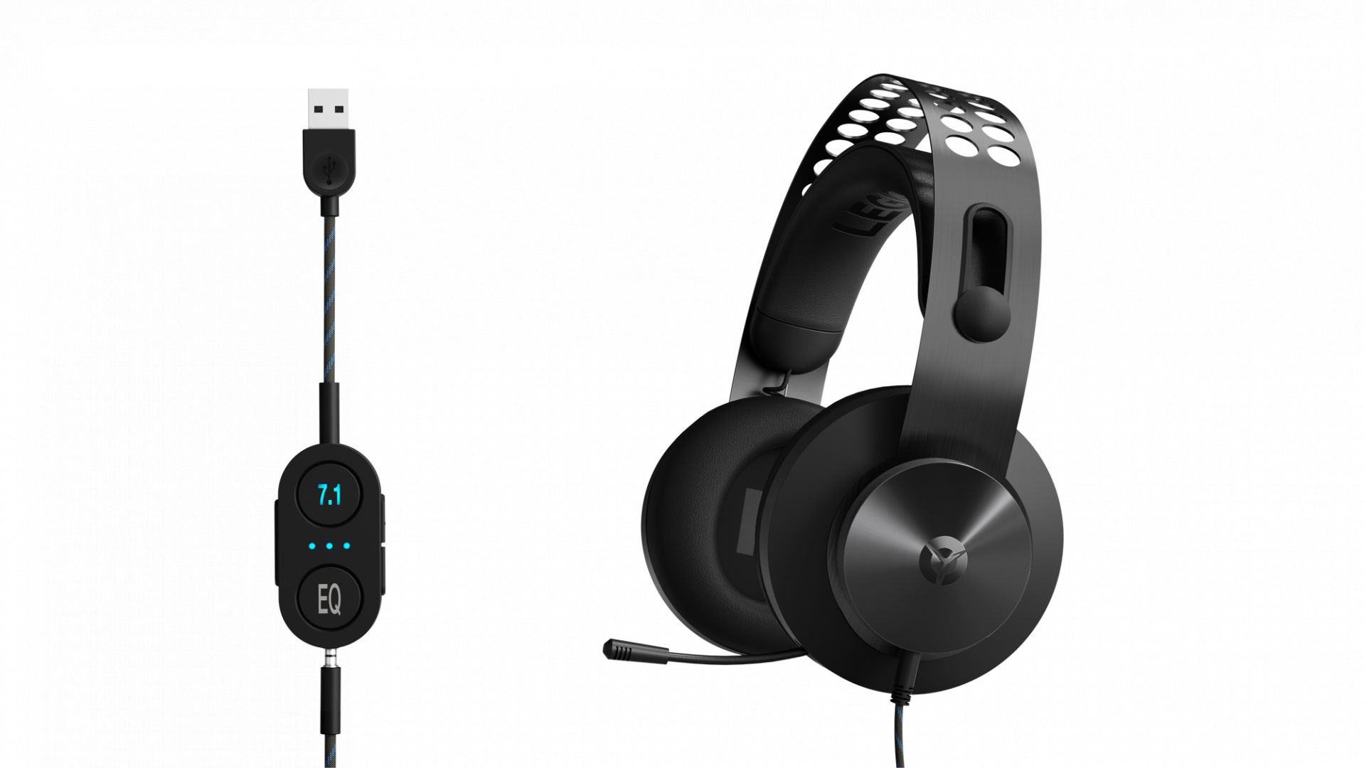 Lenovo Legion H500 Pro 7.1 Gaming Headset Black Lenovo Legion H500 Pro 7.1 Gaming Headset Black