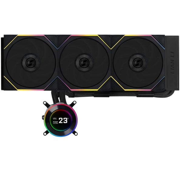 Ventilátorok, Hűtők, Előlapi panelek Lian Li HydroShift II LCD-C 360TL Black Ventilátorok, Hűtők, Előlapi panelek Lian Li HydroShift II LCD-C 360TL Black