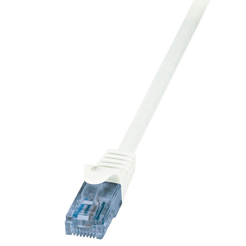 Hálózati kábelek Logilink CAT6A U-UTP Patch Cable 5m White