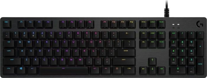 Billentyűzet Logitech G512 GX Brown Tactile Carbon US