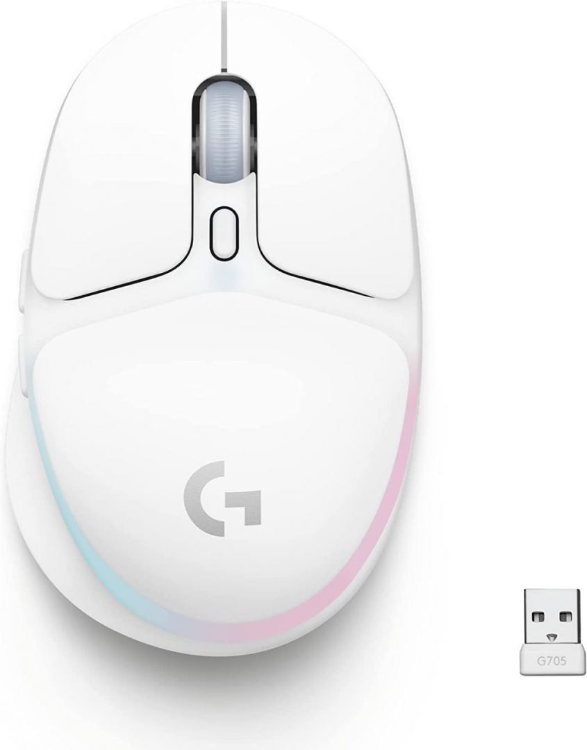 Logitech G705 Wireless RGB Gaming Mouse White Logitech G705 Wireless RGB Gaming Mouse White