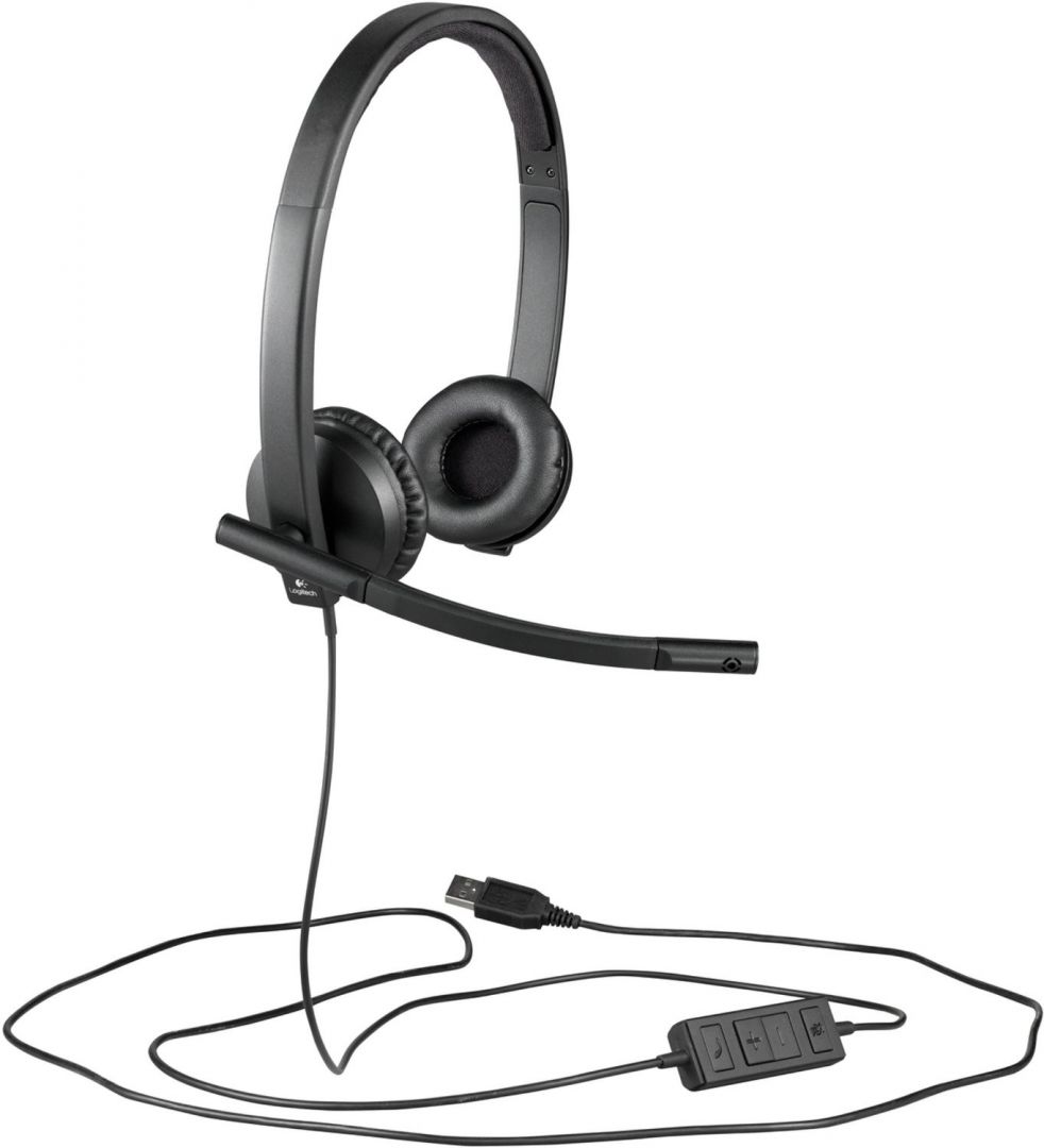 Logitech H570E USB Headset Stereo Black Logitech H570E USB Headset Stereo Black