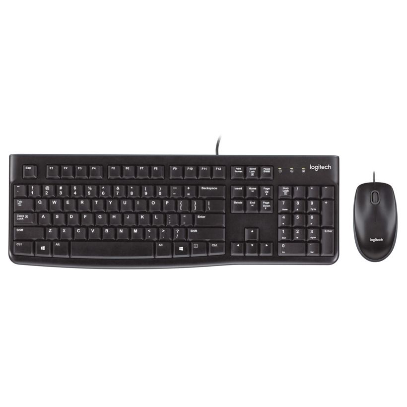 Logitech MK120 USB Keyboard + Mouse Black DE Logitech MK120 USB Keyboard + Mouse Black DE