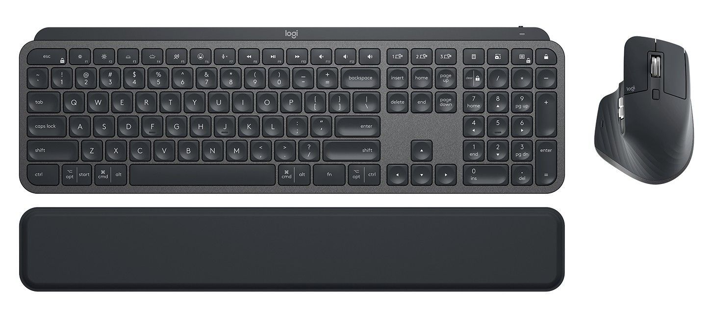 Logitech Mx Keys S Combo keyboard + mouse Graphite US Logitech Mx Keys S Combo keyboard + mouse Graphite US