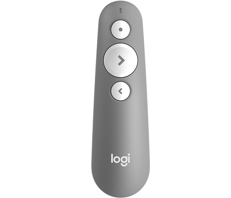 Presenter Logitech R500 Laser Presentation Remote Wireless Presenter Red Laser Grey