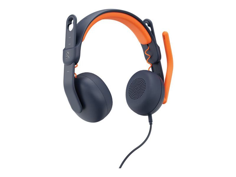 Logitech Zone Learn Over-Ear for Learners Black/Orange Logitech Zone Learn Over-Ear for Learners Black/Orange