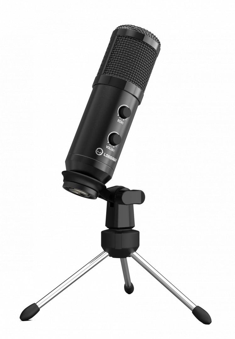 LORGAR 313 Professional Audio Condenser USB Microphone Black LORGAR 313 Professional Audio Condenser USB Microphone Black