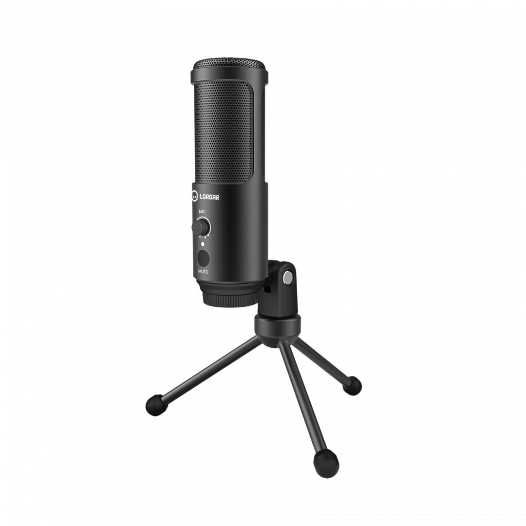 LORGAR 521 Professional Microphone Voicer Black LORGAR 521 Professional Microphone Voicer Black