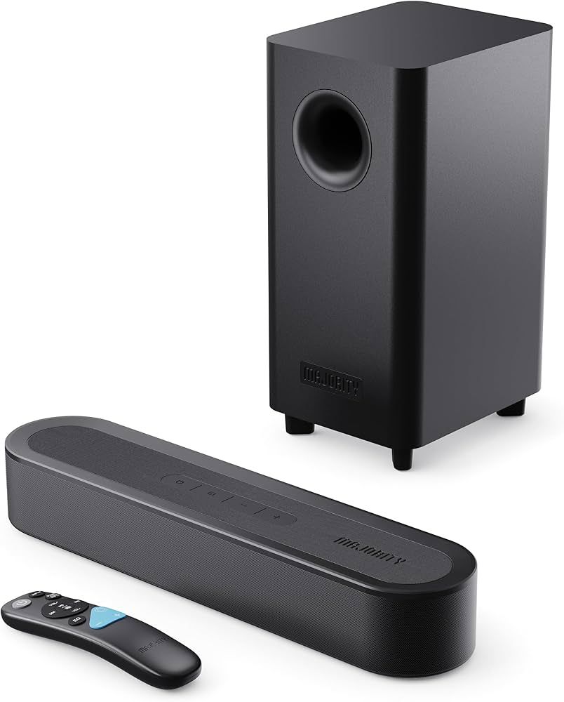 Hangszóró Majority Bowfell Axis Dolby 2.1 Bluetooth Speaker Black