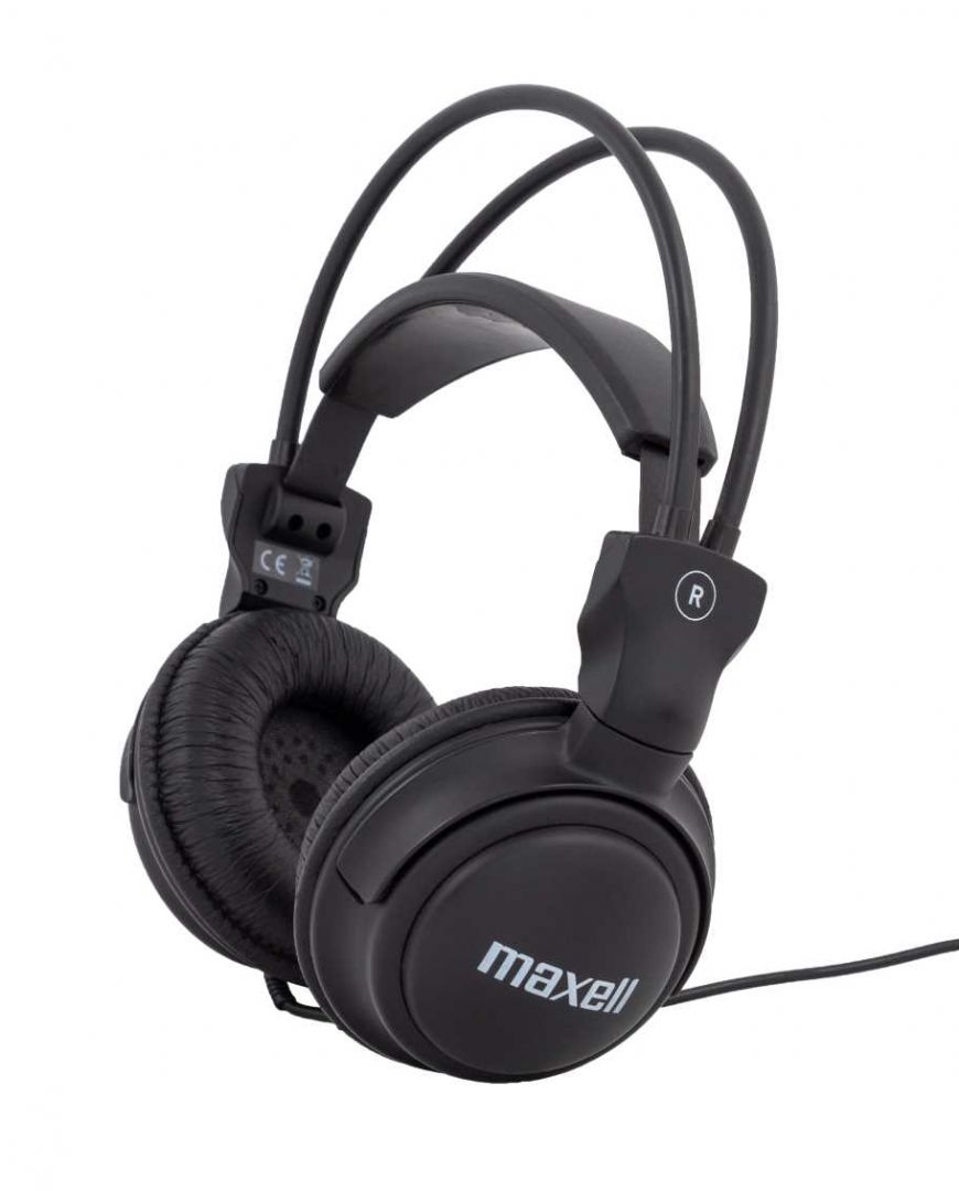 Maxell Home Studio Headphones Black Maxell Home Studio Headphones Black