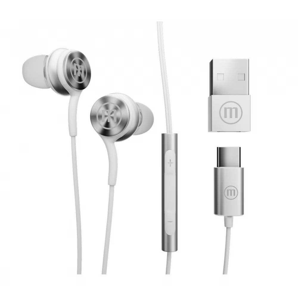 Maxell XC1 USB-C Headset White Maxell XC1 USB-C Headset White