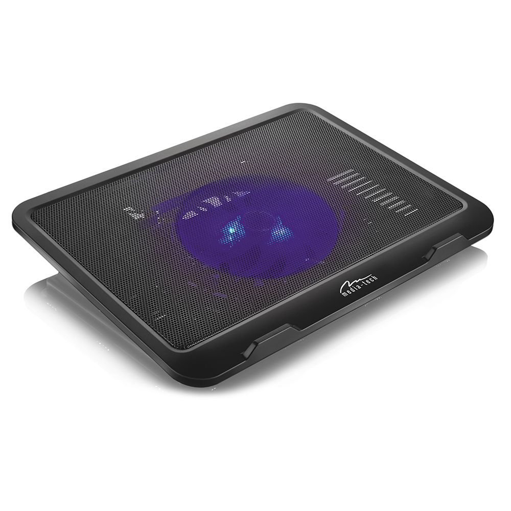 Notebook kiegészítő Media-Tech MT2660 SILENT COOLING PAD Black Notebook kiegészítő Media-Tech MT2660 SILENT COOLING PAD Black