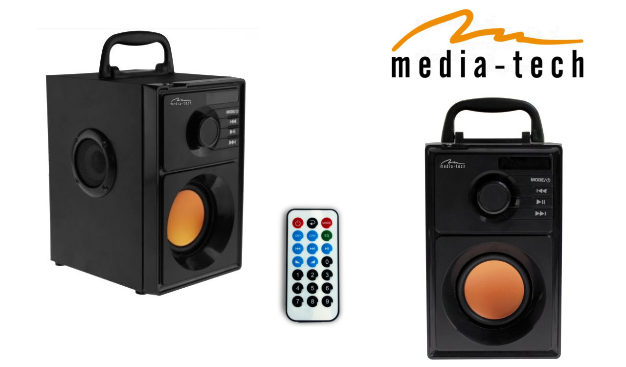 Hangszóró Media-Tech MT3145 BoomBox BT Bluetooth hangszóró Black Hangszóró Media-Tech MT3145 BoomBox BT Bluetooth hangszóró Black