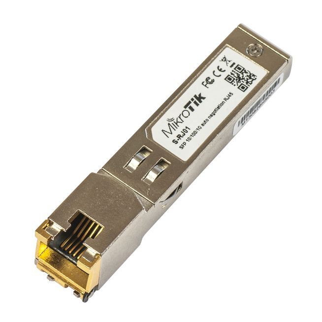 Hálózati eszközök Mikrotik S-RJ01 RJ45 SFP 10/100/1000M copper module Hálózati eszközök Mikrotik S-RJ01 RJ45 SFP 10/100/1000M copper module