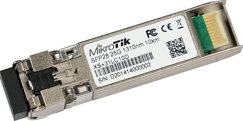 Hálózati eszközök Mikrotik XS+31LC10D A combined 1.25G SFP, 10G SFP+ and 25G SFP28 module Hálózati eszközök Mikrotik XS+31LC10D A combined 1.25G SFP, 10G SFP+ and 25G SFP28 module
