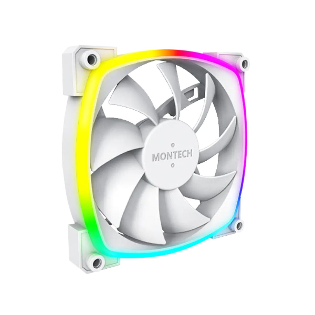 Ventilátorok, Hűtők, Előlapi panelek Montech AX120 PWM White