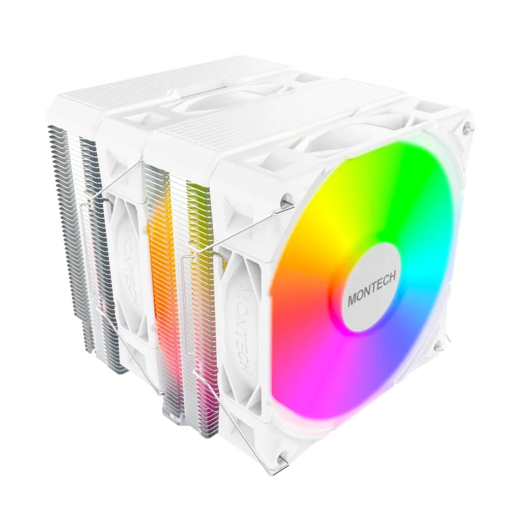 Ventilátorok, Hűtők, Előlapi panelek Montech NX600 ARGB White Ventilátorok, Hűtők, Előlapi panelek Montech NX600 ARGB White
