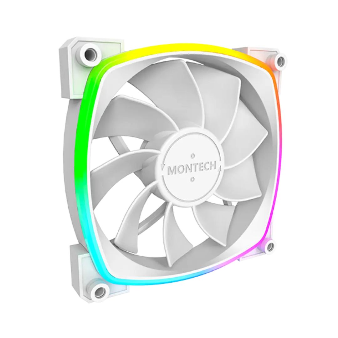 Ventilátorok, Hűtők, Előlapi panelek Montech RX120 PWM White