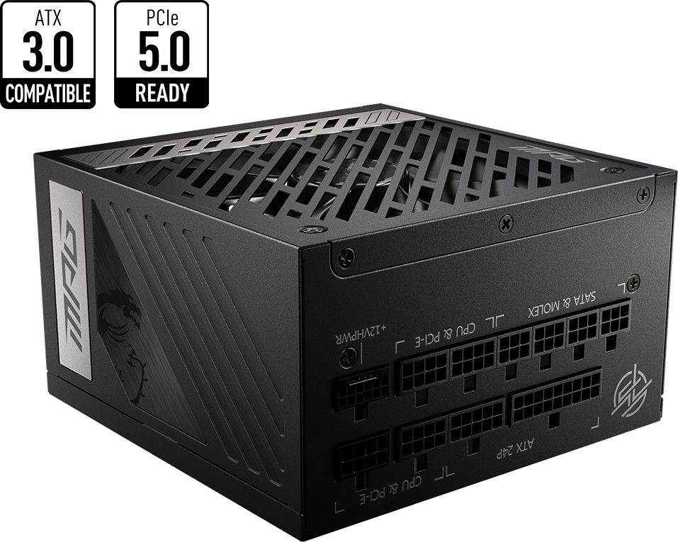 Msi 1000W 80+ Gold MPG A1000G Msi 1000W 80+ Gold MPG A1000G